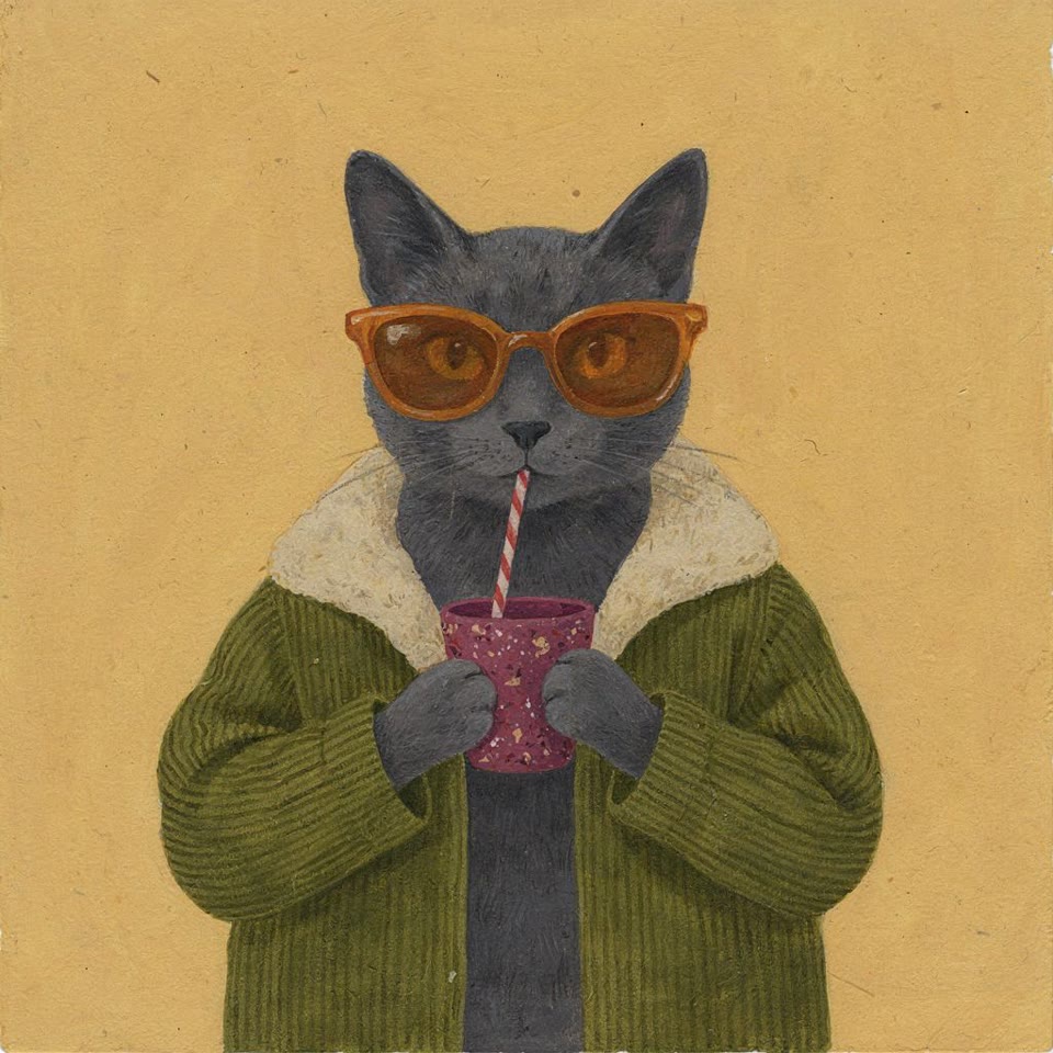 الصورة المرجعية: قط يقول «miau»